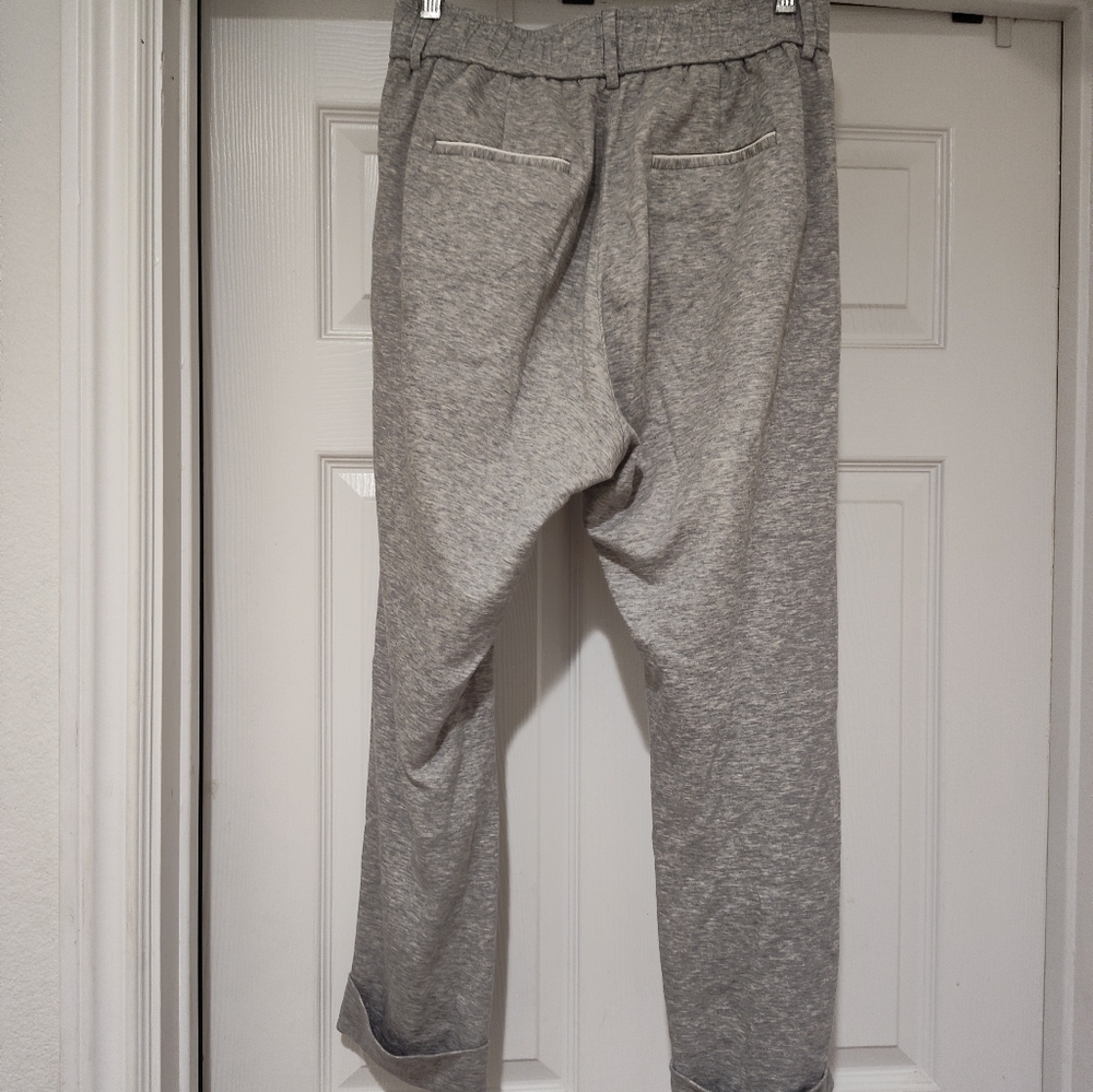 Peserico Gray Cropped Tapered Pants - Picture 8 of 11